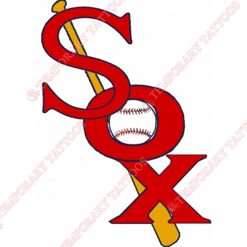 Chicago White Sox Customize Temporary Tattoos Stickers NO.1506